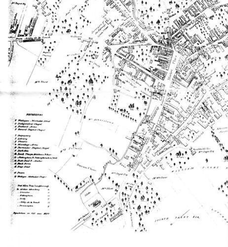 Pgds 20080610 133657 Queens Park Loughborough Map 1830S