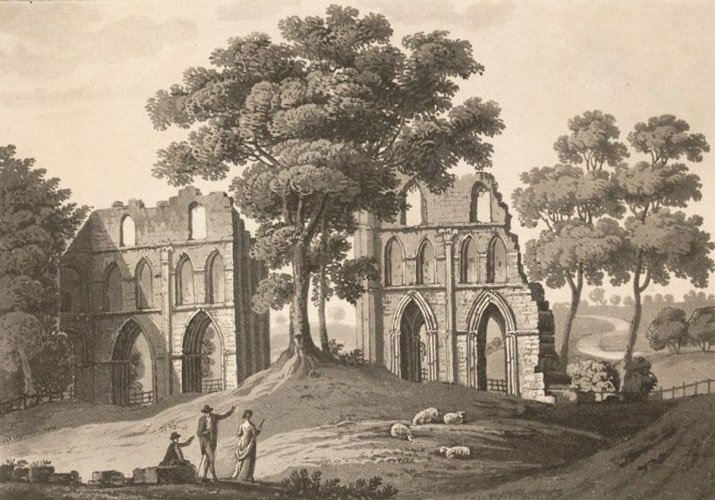 Pgds 20140919 143204 View Of Ruined Transept At Roche Abbey Yorkshire By Cartwright 1807
