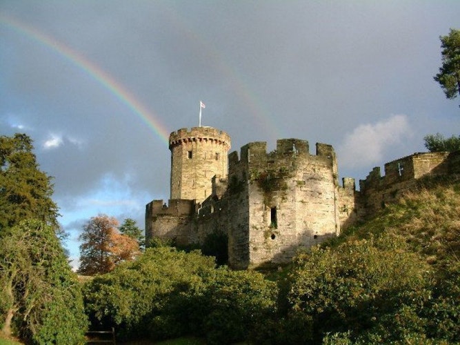 Pgds 20140929 153516 Warwick Castle With Rainbow   Geograph Org Uk   89187