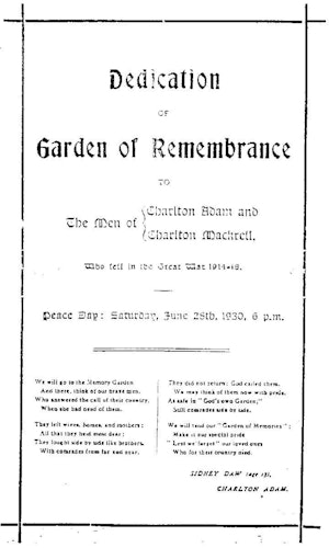 Pgds 20150703 150040 Cacm War Memorial Garden Dedication Service Cover 19301