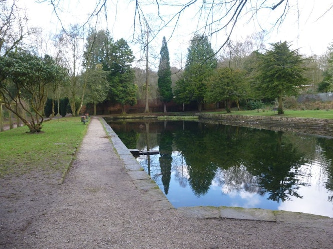Pgds 20160213 120654 Lily Pond With The Walled Garden Behind