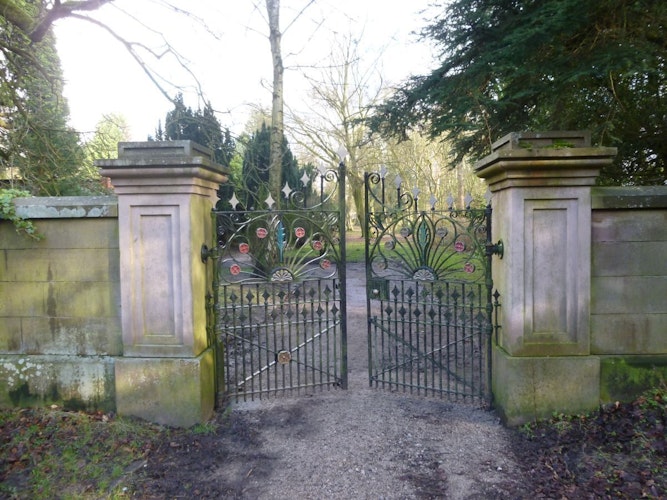 Pgds 20160213 122233 Gates And Pillars Leading To The Lily Pond